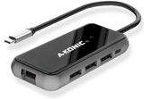 USB-C HUB 8 IN 1: HDMI, ETHERNET, Micro / SD KAARTLEZER, 3X USB 3. & USB-C PD