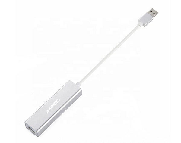 USB A 3.0 NAAR 4X USB-A SPLITTER – SILVER