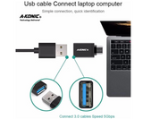 USB-C NAAR USB-A ADAPTER (2-STUKS) BLACK